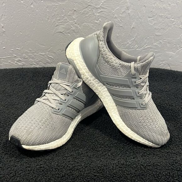 🔥🔥 ADIDAS Ultraboost 4.0 Grey Womens Running Shoes Sneakers Sz 7 - EUC - Picture 6 of 13